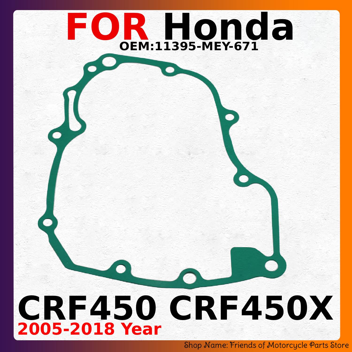 Motorcycle Gasket - Motorfiets Stator Magneto Generator Cover Pakking