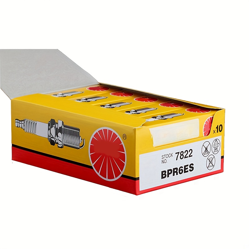 Motorcycle Spark Plug - NGK BPR6ES 7822 Nikkellegering Bougies 4/10