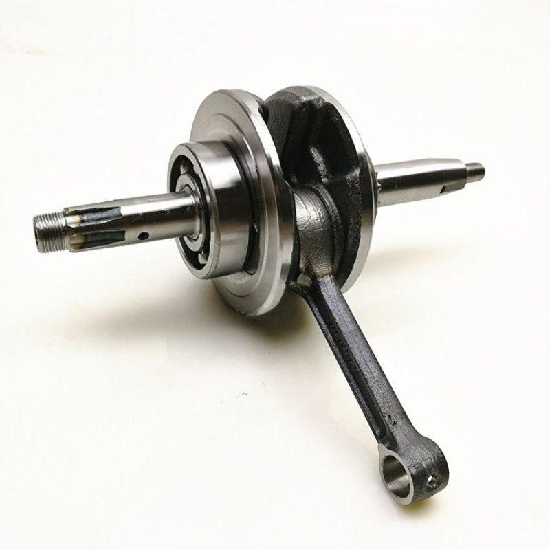 Motorcycle Crankshaft - Motorfiets krukas JH70 montage