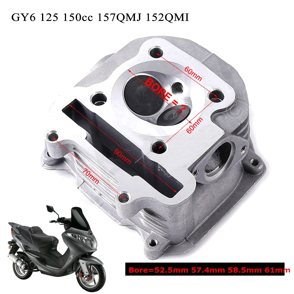 Engine Cylinder Head - Gy6 Cilinderkop Motorfiets Onderdelen Gy6 150