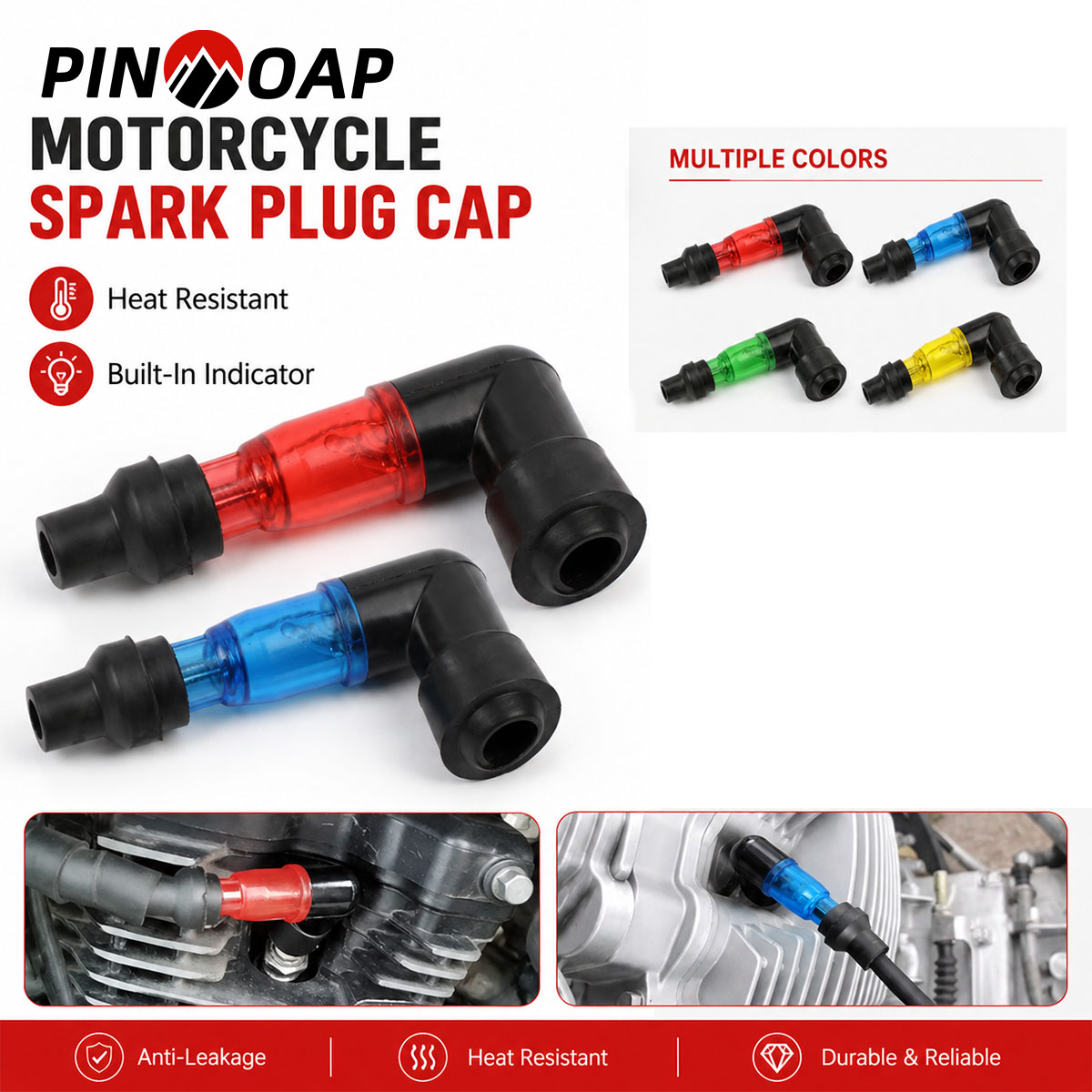 PINMOAP 1/2PCS Performance Mot - Motorcycle Spark Plug recensie en prijs