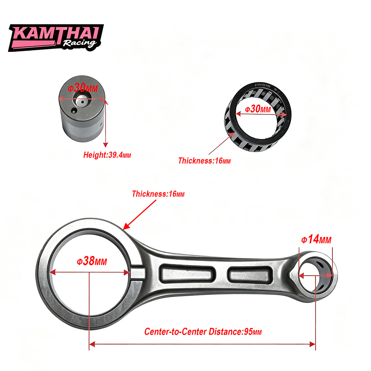 KAMTHAI CNC-gefreesde krukas e - Motorcycle Crankshaft recensie en prijs